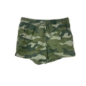 Old Navy Girl’s Camo LinenBlend Drawstring Shorts